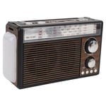 FM AM SW Radio Teleskooppiantenni Monikaistainen MP3-soitin Radio Kannettava Vintage Radio taskulampputoiminnolla US Plug 110V