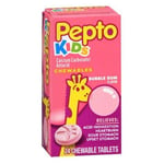 Pepto-Bismol Children Chewable Tablets Bubble Gum Flavor 24 tabs