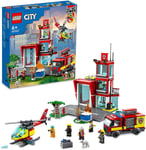 LEGO City Fire La caserne des pompiers 60320 / ENFANT Fille Garçon Jeux NEUF