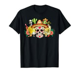 sugar skull cinco de mayo tequila drinking Mexican T-Shirt