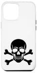 Coque pour iPhone 12 Pro Max #snirt Coque de protection à capuche Motif crâne et os