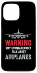 Coque pour iPhone 13 Pro Max Vintage Je pourrais parler spontanément d'avions Fly Model