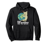 World Domination Black Cat Catlovers Pullover Hoodie