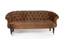 Chesterfield Ludovic Sofa 3-seters - Konjakk 3 seter Brun