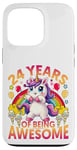 iPhone 13 Pro 24 years of being awesome unicorn It's my 24th birthday Case