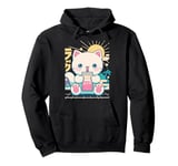 Cat Strawberry Milk Anime 90s Japanese Cat Japan Pullover Hoodie