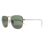 Ray-Ban Square Unisex Gold G-15 Green RB3857 Frank material_metal1 - One Size