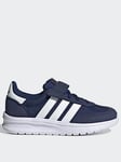 adidas Sportswear Kids Run 70s 2.0 Trainers - Black/white, Black/White, Size 10 Younger