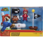 MARIOBROS-figurer - I lufttemalåda - Mario, Goomba och Bill