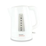 KitchenPerfected Eco-Friendly 3Kw Fast Boil Cordless Kettle - White