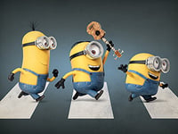 Despicable Me Minions (Abbey Road) 60 x 80 cm Toile Imprimée