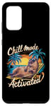 Coque pour Galaxy S20+ Drôle Capybara Chill Mode Activé Plage Capybara Lover