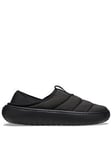 Crocs Men's Classic Puff Moc Sandals - Black, Black, Size 8, Men