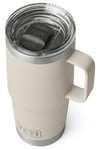 Yeti Rambler 20 Oz/0,6 liter Travel Mug 2.0 termosmugg Ljus beige OneSize - Fri frakt