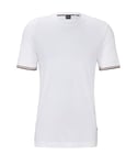 Hugo Boss Black Mens Thompson 04 T-Shirt White - Size Medium