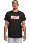 MERCHCODE Mc961-marvel Drip Tee T-Shirt, Noir, XS Hommes