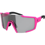 Scott Cykelglasögon Shield Compact LS Grey Light Sensitive/Acid Pink