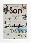 Son Birthday Card Colour Inside Have A Really Fantastic Day Special Son