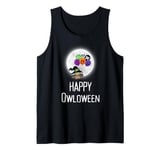 Happy Owloween the Spooky Vibes Tee Tank Top