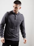 Fred Perry LS Twin Tipped Shirt Long Sleeve Men’s Size XXL Gunmetal M3636 BNWT