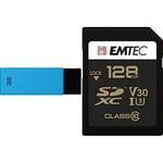 Pack Support de Stockage Rapide et Performant : Clé USB - 2.0 - Séries Runners - 32 Go + Carte SD - Gamme Speedin - Classe 10-128Gb