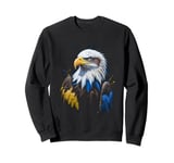 Eagle Hand painted eagle - The Bald Eagle Sweatshirt