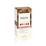 Phyto - Kit Coloration Permanente - 6 Blond Foncé - Pigments Végétaux - Sans Ammoniaque - Experts Coloristes - Tenue Longue Durée - Couvre 100% des Cheveux Blancs