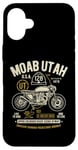 Coque pour iPhone 16 Plus Moab Utah Route U-128 Colorado River Retro Moto Design