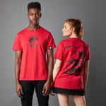 Jurassic Park Primal T-Rex Unisex T-Shirt - Red - L - Red