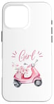 iPhone 16 Pro Max Cute Scooter Girl Art For Women Kids Scooter Life Lover Case