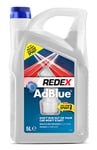 Redex AdBlue Additive 5L, AdBlue With Easy-Pour Spout, Reduces NOX Emissions, Quick & Easy Filling, Keep Spare In Boot, Premium Quality AdBlue Diesel Exhaust Fluid, No-Spill Bottle, 5 Litres