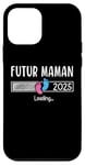 Coque pour iPhone 12 mini Annonce Grossesse Maman 2025 Cadeau Futur Maman 2025 Annonce