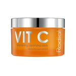 Rodial Vit C Disques Nettoyants Éclaircissants 50u, Disques Tonifiants et Purifiants pour le Visage, Exfoliants Doux Jour et Nuit, Acides AHA pour Exfolier, Acide Salicylique pour Resserrer les Pores