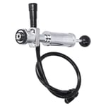 Beer Keg Pump W/Black Beer Faucet Stainless Steel Draft Beer Party Pump For AS