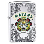 Zippo Unisex's Mayans M.C. Pocket Lighter, High Polish Chrome, One Size