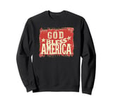 God bless America Logo for Adults and Kids Sweatshirt