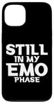 Coque pour iPhone 13 Still In My Emo Phase Musique alternative de style gothique