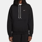 Nike DX1355-010 Solo Swoosh Sweatshirt Men's BLACK/WHITE Size XS