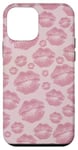 iPhone 12 mini Lip Stick Pink Kisses Marks Valentine Makeup Lover For Girls Case