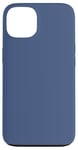 Coque pour iPhone 13 Couleur bleu cadet simple