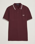 Fred Perry Twin Tipped Polo Shirt Oxblood