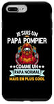 Coque pour iPhone 7 Plus/8 Plus Je Suis Un Papa Pompier Drôle Cadeau Homme pompier