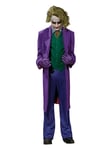 Mens Joker Costume DC Batman The Dark Knight Supreme Edition Fancy Dress Outfit