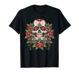 Day of the Dead Shirt Men Women Roses Sugar Skull T-Shirt