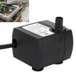 Liten Submersibel Pump, Tyst och Hållbar, Fontänpump för Fisk, Submersibel Pump 5W (EU-kontakt 220V)