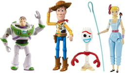 Disney TOY STORY 4 Pack 4 figurines Buzz Woody Bergère / ENFANT Fille Jeux jouet