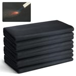 VEVOR Carbon Felt Welding Blanket 4 Pack, 37" x 36" Flame Retardant Welding Blanket, Up to 1800°F Heat Resistant Blanket Set, Cuttable Carbon Fiber Fire Retardant Insulation Welding Mat Pad