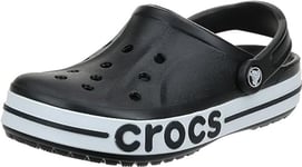 Crocs Unisex Bayaband Clog, Black White, 7 UK Men/ 8 UK Women