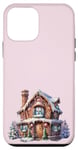 iPhone 12 mini Pastel Gingerbread House Graphic For Women Cute Christmas Case