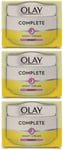 Olay Complete Night Cream 50ml l Anti-Aging l Moisturising l Skin Care X 3